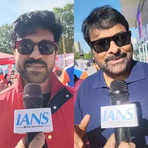 Paris Olympics: Tollywood superstars Ram Charan, Chiranjeevi show up in PV Sindhu’s support