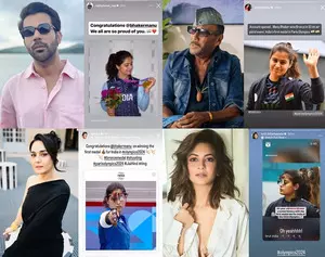 Bollywood congratulates Manu Bhaker on winning India’s first medal at Paris Olympics