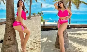 Srishty Rode sets internet on fire as she poses in bikini, drops Maldives vacation pics
