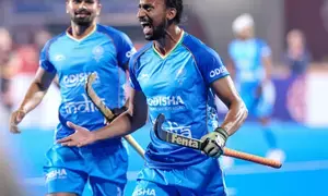 Paris Olympics: Harmanpreets late goal helps India hold Argentina 1-1 (Ld)