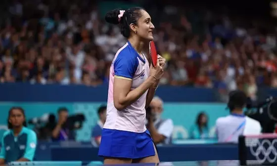 Paris Olympics 2024: Manika Batra Creates History as First Indian Table Tennis Player to Reach Olympic Singles Pre-Quarterfinals