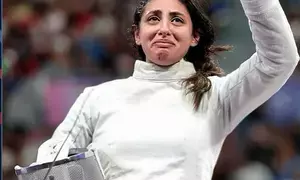 Paris Olympics: This time carrying a little Olympian, Egyptian fencer Nada Hafez competes while 7 months pregnant