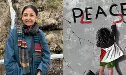 Deepti Naval shares cryptic Insta post amid Israel-Hamas conflict