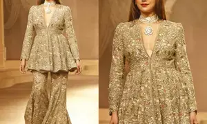 ICW: Aditi Rao Hydari says the ‘collection is so rooted in India & its traditions’