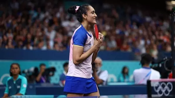 Paris Olympics 2024: Manika Batra Creates History as First Indian Table Tennis Player to Reach Olympic Singles Pre-Quarterfinals Paris Olympics 2024: Manika Batra Creates History as First Indian Table Tennis Player to Reach Olympic Singles Pre-Quarterfinals