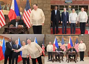 Philippines and US hold 2+2 dialogue in Manila Philippines and US hold 2+2 dialogue in Manila