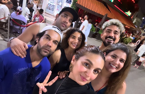 Huma Qureshi shares birthday celebration photos with her best family