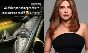Priyanka Chopra is excited to use this wild prop for her period drama ‘The Bluff’