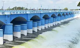 TN: Kallanai Dam opened to facilitate Kuruvai paddy cultivation in delta districts