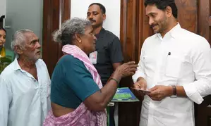 Ex-Andhra CM Jagan interacts with YSRCP workers, people for first time after losing power