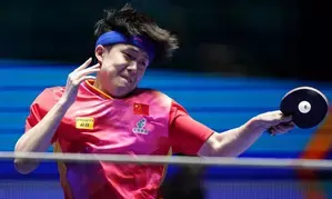 Paris Olympics: World No. 1 Wang falls in mens singles TT after breaking bat
