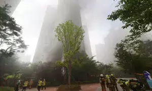 Fire erupts from electric vehicle after explosion in South Korea