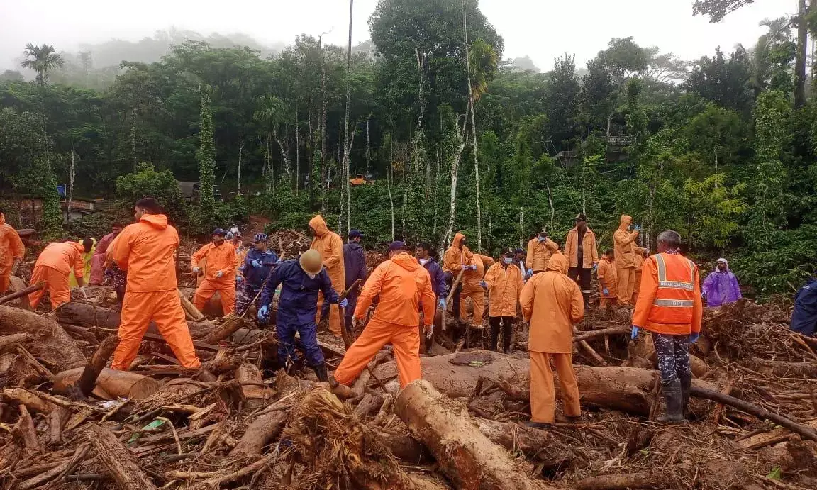 Indian Coast Guard Leads Multi-Agency Rescue Mission in Flood-Hit Wayanad