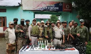 Army, Manipur Police recover sophisticated arms, ammunition in Bishnupur