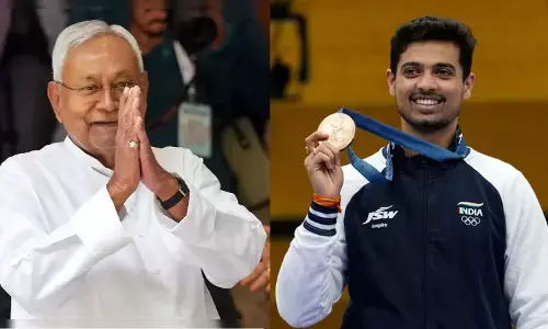 CM Nitish Kumar Congratulates Swapnil Kusale for Olympic Bronze in Shooting