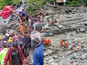 Himachal flash flood: Bridges damaged, building collapses in Kullu Himachal flash flood: Bridges damaged, building collapses in Kullu