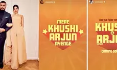 Khushi, Arjun Kapoor hinting at coming together for the first time for a mysterious project