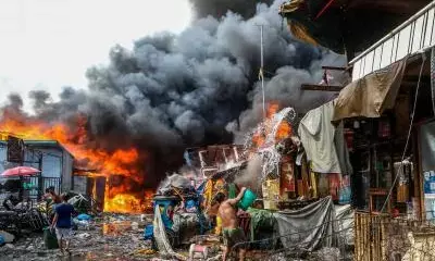 11 killed after fire hits building in Philippines Manila