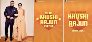 Khushi, Arjun Kapoor hinting at coming together for the first time for a mysterious project Khushi, Arjun Kapoor hinting at coming together for the first time for a mysterious project