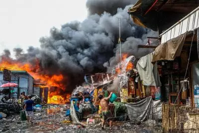 11 killed after fire hits building in Philippines Manila