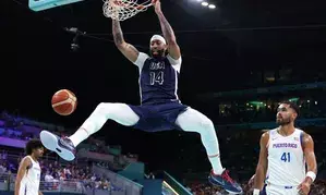 Paris Olympics: USA defeat Puerto Rico 104-83 to set QF clash against Brazil