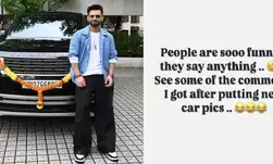 Rahul Vaidya encounters funny and weird comments over new luxury SUV