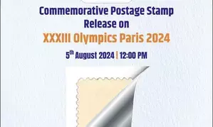 Centre to celebrate Paris Olympics with commemorative postage stamps