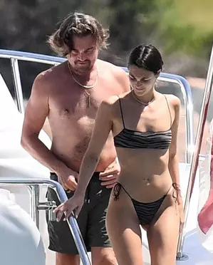 Leonardo DiCaprio spotted vacationing with Italian model Vittoria Ceretti on a yacht Leonardo DiCaprio spotted vacationing with Italian model Vittoria Ceretti on a yacht