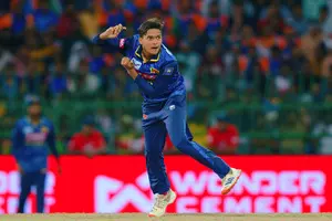 2nd ODI: Vandersay’s six-fer helps Sri Lanka to 32-run win over India; go 1-0 up in series (ld)