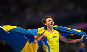 Paris Olympics: Duplantis sets new world record to win mens pole vault gold
