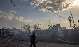 1 dead, 3 injured in drone attack on bus in Russias Belgorod