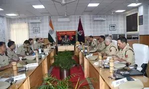BSF chief reviews security preparedness in Tripura, discusses ongoing situation in Bangladesh