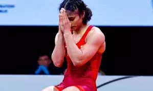 Vinesh Phogat victim of conspiracy, Cong attacks BJP after wrestlers Olympic exit