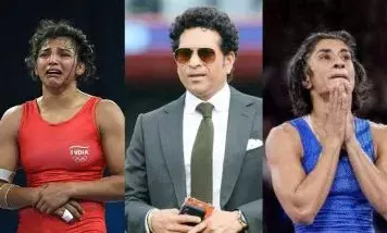 Sachin Tendulkar Commends Vinesh Phogat and Nisha Dahiyas Spirit Despite Olympic Setback