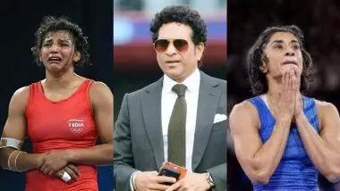 Sachin Tendulkar Commends Vinesh Phogat and Nisha Dahiyas Spirit Despite Olympic Setback Sachin Tendulkar Commends Vinesh Phogat and Nisha Dahiyas Spirit Despite Olympic Setback