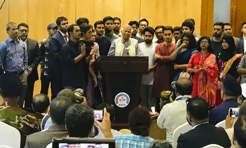 Mohammed Yunus Vows to Ensure Safety and Urges Youth to Rebuild Bangladesh