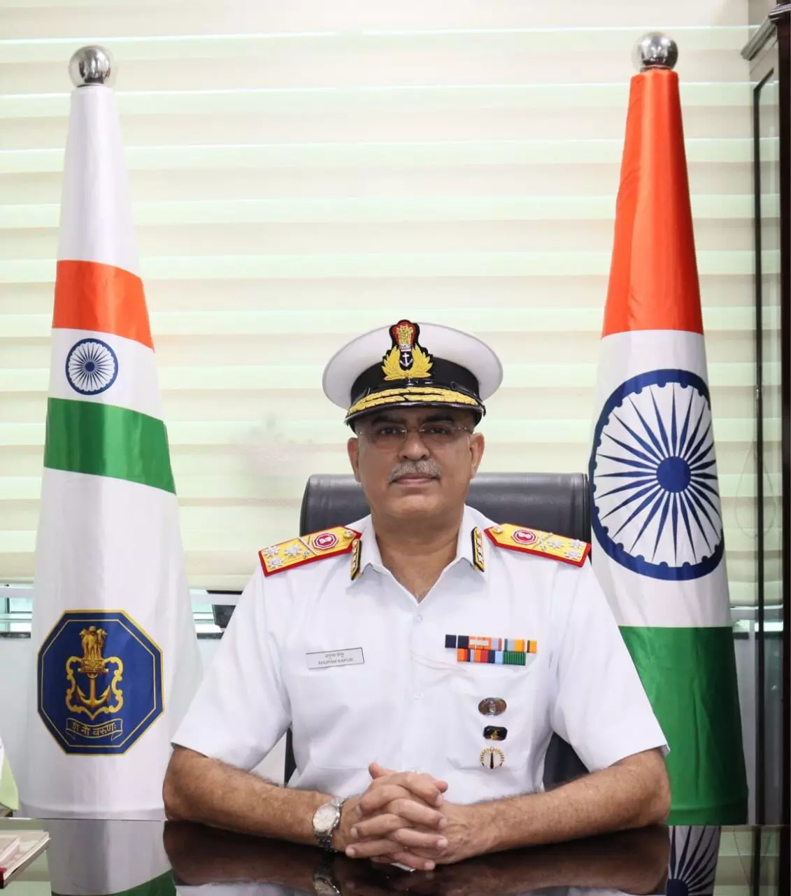 Surgeon Vice Admiral Anupam Kapur Assumes Charge as Director General Hospital Services (Armed Forces) Surgeon Vice Admiral Anupam Kapur Assumes Charge as Director General Hospital Services (Armed Forces)