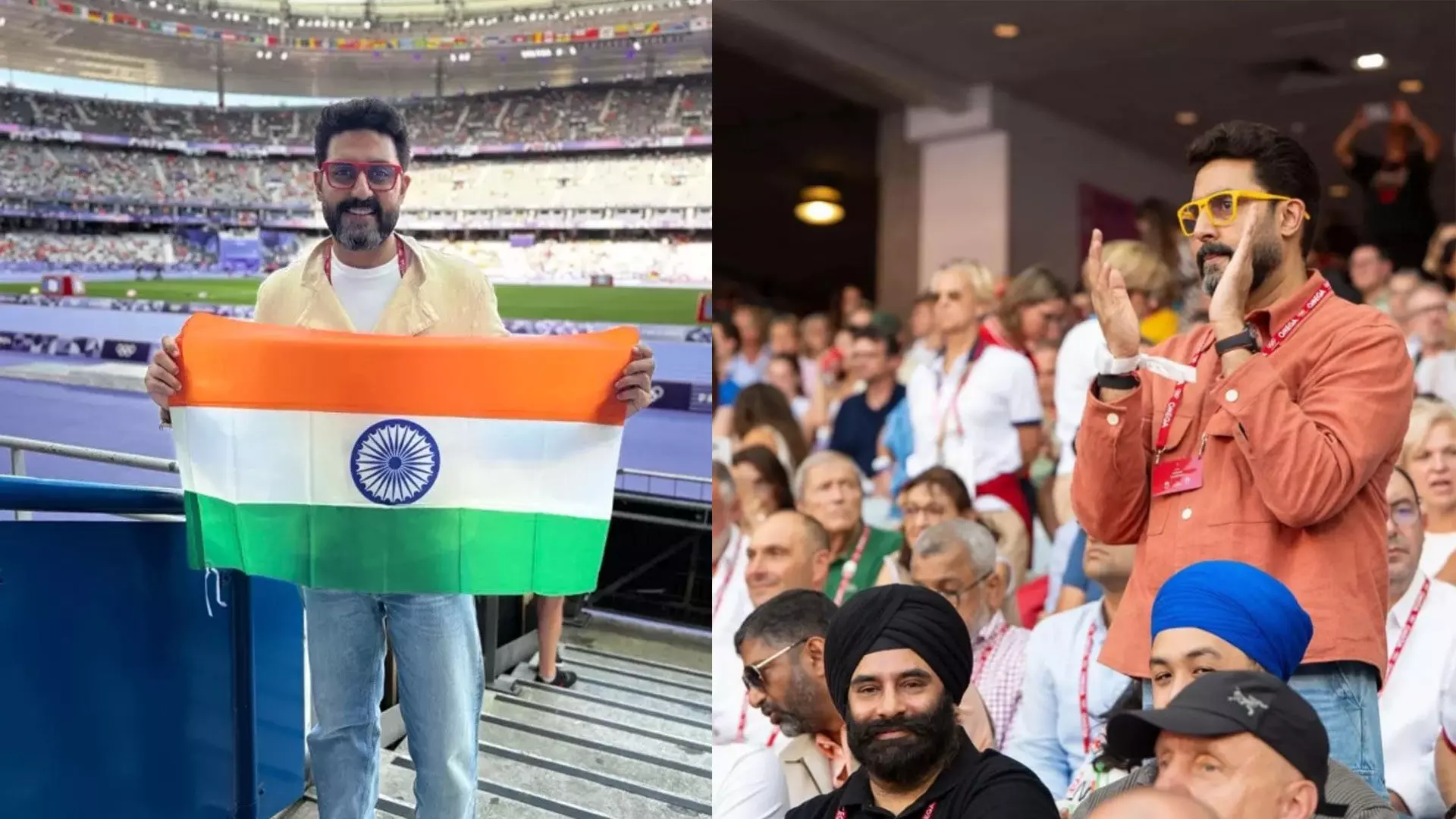 Rumors Swirl as Abhishek Bachchan Enjoys Paris Olympics Solo Amid Speculation of Relationship Strain with Aishwarya Rai Bachchan Rumors Swirl as Abhishek Bachchan Enjoys Paris Olympics Solo Amid Speculation of Relationship Strain with Aishwarya Rai Bachchan