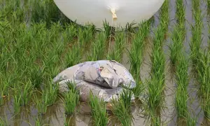 N Korea again launches suspected trash-carrying balloons toward S Korea