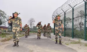 BSF pushes back Bangladeshi nationals trying to enter India in Assams Dhubri