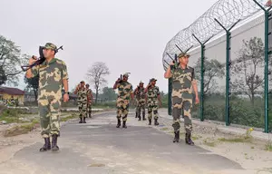 BSF pushes back Bangladeshi nationals trying to enter India in Assams Dhubri
