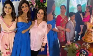Shilpa Shetty throws lavish birthday bash for her mom