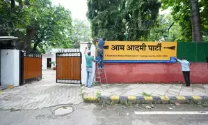 AAP moves headquarters to New Delhis Lutyens Zone