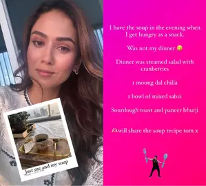 What Mira Kapoor has on her menu for evening - something super light