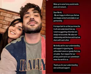 Jasmine Bhasin refutes rumour of her breakup with Aly Goni Jasmine Bhasin refutes rumour of her breakup with Aly Goni