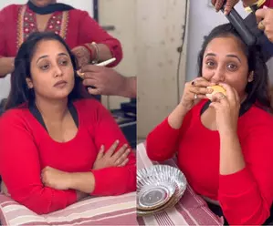 Rani Chatterjee relishes Vada Pav as she arrives in Mumbai for new project