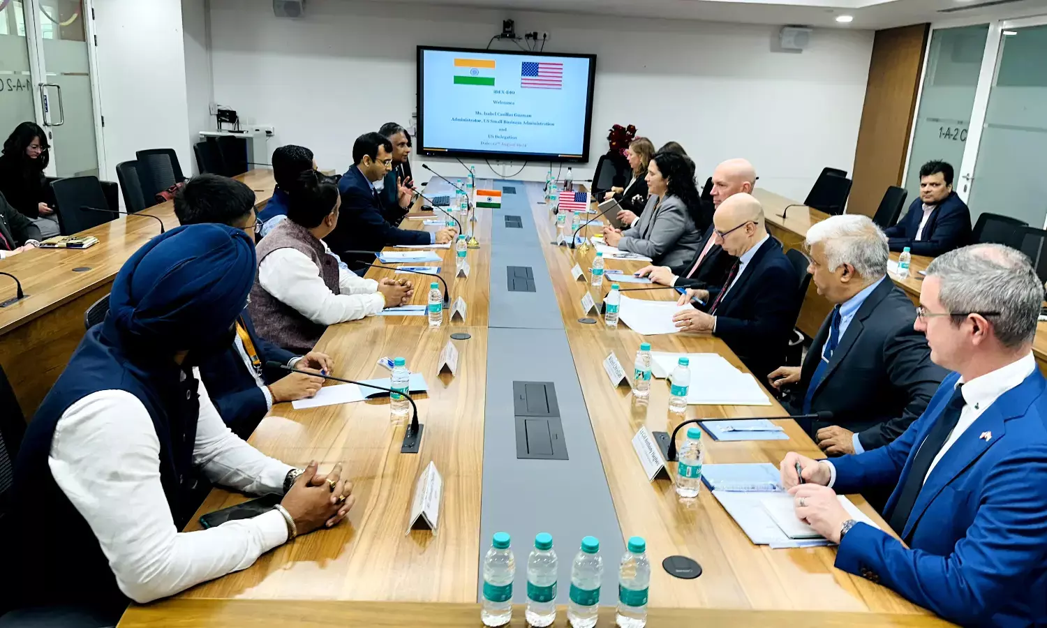 U.S. Small Business Administrator Lauds Indias iDEX Initiative: Strengthening Indo-US Defense Innovation Ties