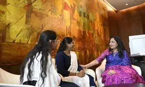 Youth of India striving for betterment: Priti Adani