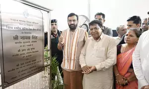 Haryana CM lays stone of shooting range in Panchkula