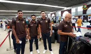 Bangladesh team leaves for Pakistan for Test series